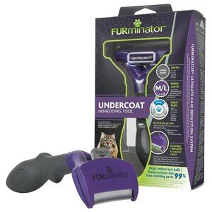 FURminator Medium/Large Cats Long Hair Undercoat deShedding Tool NIB